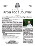 Click to view Kriya Yoga Journal - Volume 29 Number 2 -  Summer - 2022