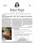 Kriya Yoga de Babaji - Volumen 19 Número 3 - Otoño 2012