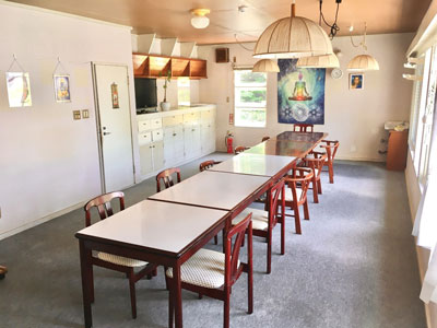 Yatsugtake ashram dining room