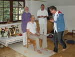 New Acharya Initiation - Brahmananda - 2013 - Image 4 (click image to enlarge)