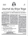 Journal du Kriya Yoga de Babaji - Volume 26 Numéro 2 - Eté 2019