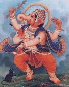 Ganesha tanzend