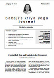 Babaji's Kriya Yoga Journal - Jahrgang 19 – Nr. 1 - Frühjahr 2012