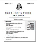 Babaji's Kriya Yoga Journal - Jahrgang 22 – Nr. 4 - Winter 2016