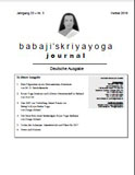 Babaji's Kriya Yoga Journal - Jahrgang 24 – Nr. 3 - Herbst 2016