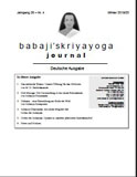 Babaji's Kriya Yoga Journal - Jahrgang 26 – Nr. 4 - Winter 2020