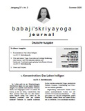 Babaji's Kriya Yoga Journal - Jahrgang 27 – Nr. 2 - Sommer 2020