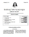 Babaji's Kriya Yoga Journal - Jahrgang 28 – Nr. 1 - Frühjahr 2021