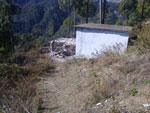 Himalayan village of Budhna 2015 - Existing school with stone materials (click image to enlarge)