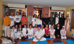 Partecipanti della formazione insegnanti  Kriya Hatha Yoga dal 30 giugno a 10 giulio,2011 a’ Quebec.