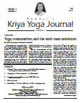 Click to view Kriya Yoga Journal - Volume 17 Number 3 - Fall 2010