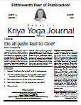 Click to view Kriya Yoga Journal - Volume 15 Number 2 - Summer 2008