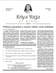Kriya Yoga de Babaji - Volumen 24 Número 1 - Primavera 2017