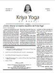 Kriya Yoga de Babaji - Volumen 24 Número 4 - Invierno 2018